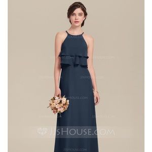 JJs House Dark Navy Bridesmaid Dress